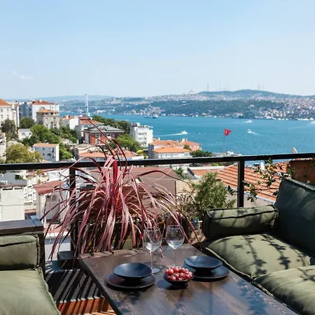 Lägenhet Panoramic Sea View Loft With Terrace Bbq *