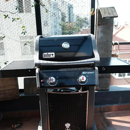 Апартаменты Panoramic Sea View Loft With Terrace Bbq *