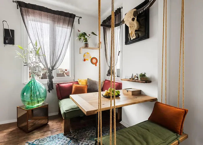 Daire Panoramic Sea View Loft With Terrace Bbq *